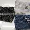 Fashion Hot designer knitted lace button acrylic new headband