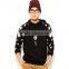 Bulk stylish hoody sweatshirt star print sleeve cheap black hoodies