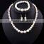 zm33251a classic bridal wedding accessories new model pearl jewelry necklace set