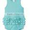 Latest Clothes Carters Baby Romper Sleeveless Ruffle Knitted Cotton Clothing For Baby