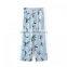 2017 China wholesale Cotton Women Long Trousers printed bird pattern light blue pants trousers