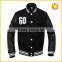 Bomber Silk Quilted Wool Body Leather Sleeves cheap Wholesale Black Baseball Jacket Custom Varsity Jackets Australia Canda