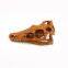 New orange color Tyrannosaurus Hadrosaurs Skull Museum Model Replica 18.5x7.5x7.5cm