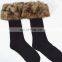 Winter Mid-calf Length Sock Fur Socks