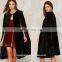 Wholesale Fashion Women Capes Sleeveless Women Long Velvet Blazers