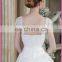 CE1483 Cap Sleeve A-Line Appliques Lace Beaded Cheap Factory Direct Wedding Dress