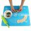 Hot sale medium size 30cm length plastic handle silicone pastry rolling pin for dumpling, pastry, bread