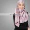 Muslim Women Light Purple Hijab Satin OEM Scarf Shawl Islamic Accessories New Designs