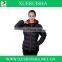 soft woman wear winter down jacket to keep warm