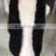 2015 ladies black sheep curly fur vest