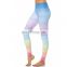 New Gradient Colorful Rainbow Yoga Pants Sports Leggings