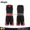 Cheap team youth best basketball uniform design color black