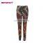 Women Patch Printing Pants Pattern Legging Sports Pants