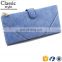 CR qaulity guarantee new china products for sale beautiful women handbag pure color zipper wallet leather purse brand