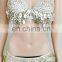 GT-1067 American latest design sequins belly dance bra and belt