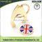 2017 new best quality gold trolley coin keychain , wholesale cheap key chain