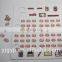 Free sample! New Design Promotional cheap personalized paper fridge magnets
