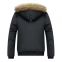 OEM Wholesale black winter hoodie jacket