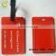 High quality bag silicone pvc luggage tag for travel and airpalne suitcase