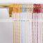 Rainbow warp knitted metal chain curtain for window