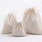 Stripe Cotton Linen Drawstring Candy Storage Bag Eco Gift Pouch