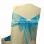 Wedding Bows cheap green Organza Chair Sashes