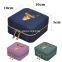 Jewelry Box Small Embroidery Retro Earrings Necklace Jewelry Portable Travel Storage