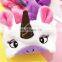 Pet apparel Dog clothes Rainbow Unicorn four feet winter cosplay clothes