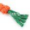 One Free Sample pet cotton rope toy dog chew cotton weaving carrot for teeth cleaning