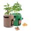 5 7 10 gallon felt pot planter grow bags for vegetables