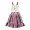 A0175# Clothing set Summer Girl 2PCs Kids Print Flowers Tops + Shorts 2Pcs outfit Child Baby Girls Clothes Set