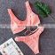 Bandage Bikini 2019 Swimwear Women Swimsuit Sexy Bikini Push Up Maillot De Bain Femme Solid Beach Wear Padded 19C221