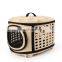 Outdoor Removable Cover Pet Carrier Bag Portable Pet Carrier Bag Soft Dog Cat Traveling Bag