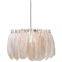 White feather pendant lighting kitchen lighting pendant hanging chandelier modern lamp led pendant lights