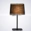 Restaurant hotel simple led table lamp bedroom bed warm table lamp high-grade study room led fabric table lamp