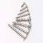 Countersunk hex head stainless steel self tapping screw