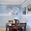 Modern luxury silver wedding decoration modern acrylic chandelier