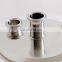 Sanitary 3A Tri Clamp ferrule flat reducer 21.5mm Length for BHO Extractor