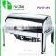 wholesale Oblong Roll Top Stainless Steel Buffet Chafing Dish