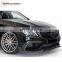 C63 front lip fit for MB C-class W205 C63 2014-2016year sedan to B-style carbon fiber C63 carbon front spoiler