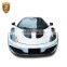 Newest P1 Style Carbon Fiber Car Engine Vent Scoop Bonnet Hood For Mclaren MP4  650s