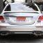E-Class W213 Carbon fiber Rear Trunk Spoiler for Mercedes E200 E350 E63 AMG Sedan 16-17