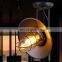 Black Vintage Shade Edison Wall Lamp Industrial Cage Pendant Lamp