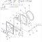 Copper radiator for Bulldozer , 154-03-00171 Bulldozer Spare Parts, 154-03-001711Bulldozer Radiator