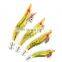 New design Squid bait 2.0g,8cm/2.5g,10cm/3.0g,12cm/3.5g,13cm artificial bait Shrimp Lifelike Squid Fishing Lure