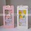 luxury single rose flower gift bag with transparent window flower gift paper card boxes for bouquets