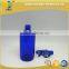 500ml &250ml blue boston round glass bottle with trigger sprayer /screw cap