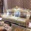 Luxury Leather Couch European Style Living Room Set Antique Furniture