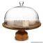 stainless steel marble top cake stand