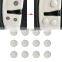 AUSO 12Pcs High Quality Car Decoration Door Lock Screw Protection Cover For Universal Car